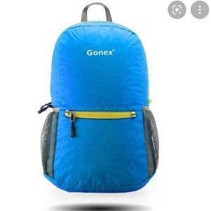 Gonex blue light weight backpack daypack hiking school bag 20L EUC